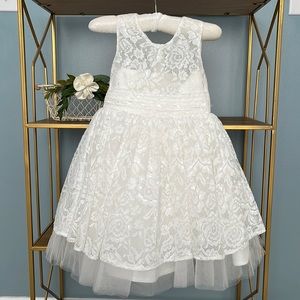 Custom flower girl dress
